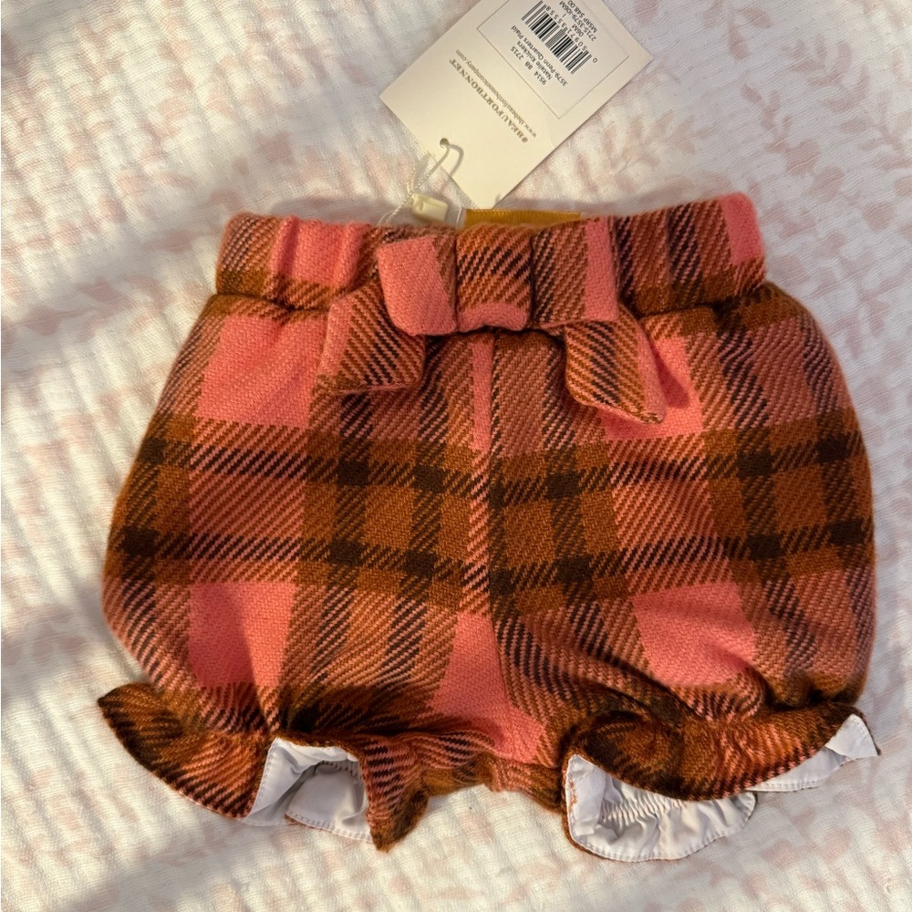 Beaufort Bonnet plaid shorts 0-6 months